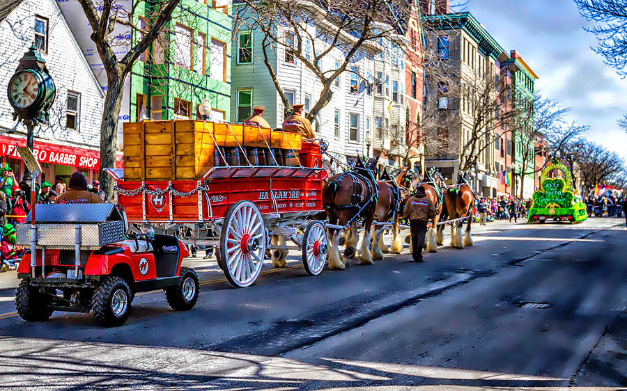 Parade Route South Boston Photograph by Larry Richardson Fine Art America