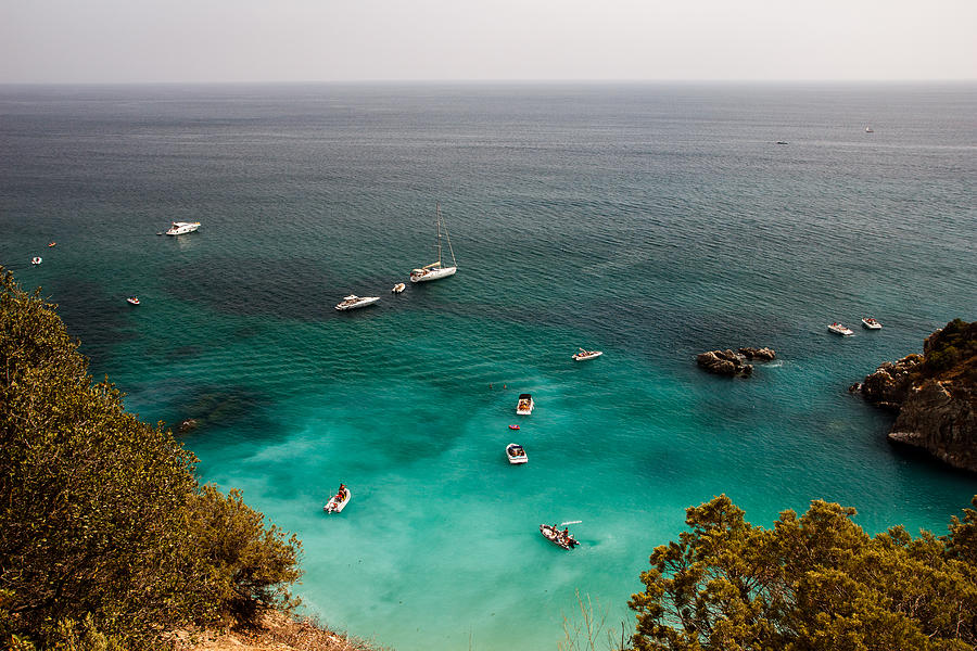 Boat Photograph - Paradise Down the Cliff by Joao Pedro Sousa