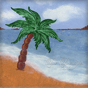 Paradise Found Painting by DiDesigns Graphics