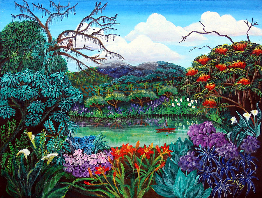 Paradise Found Painting by Sarah Hornsby