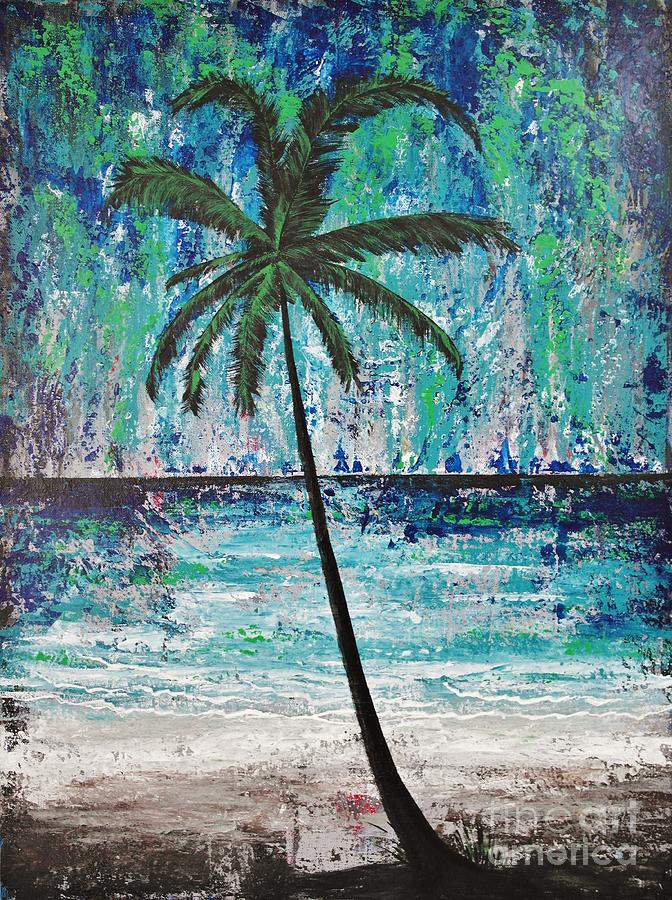 Paradise Palm  Painting by Wayne Cantrell