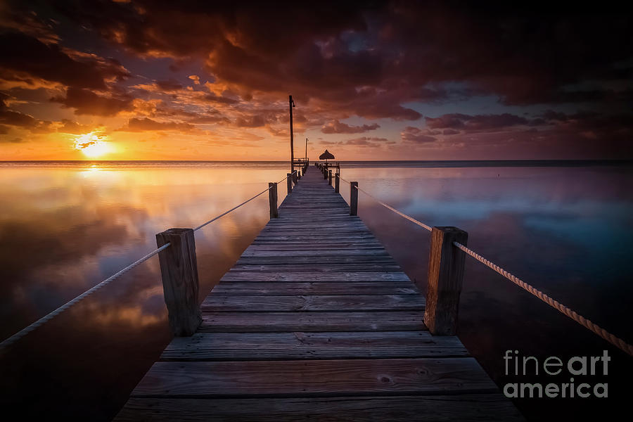 Boat Photograph - Paradise Sunrise  by Marco Crupi