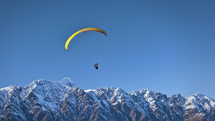 Sports Photograph - Paraglider  by Happy Home Artistry