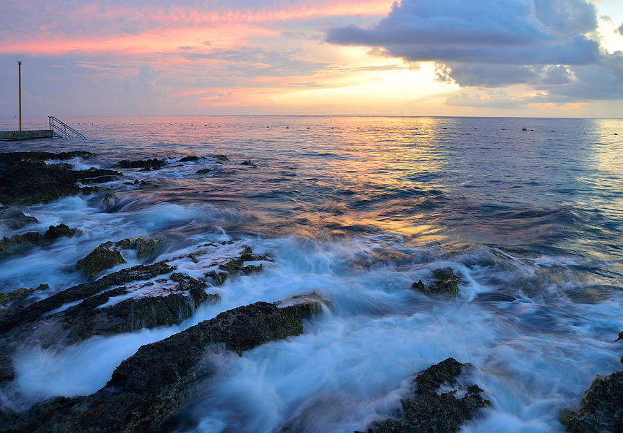 Sunset Photograph - Paraiso Reef by Kathy Yates