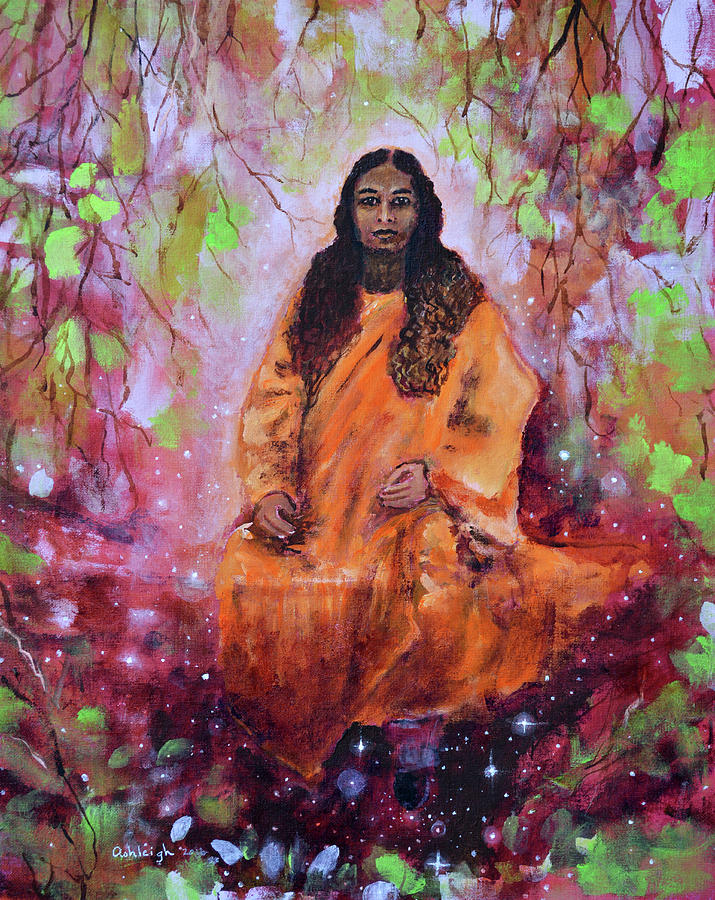 Paramhansa Yogananda  Wishing Tree Painting by Ashleigh Dyan Bayer