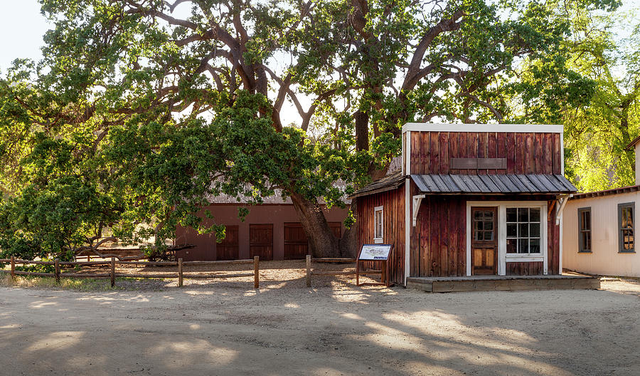 Paramount Ranch Barber Shop And Stable Photograph by Gene Parks