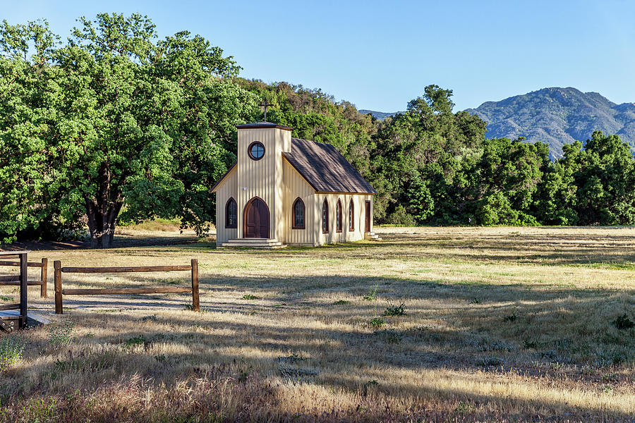 Paramount Ranch Church Photograph by Gene Parks