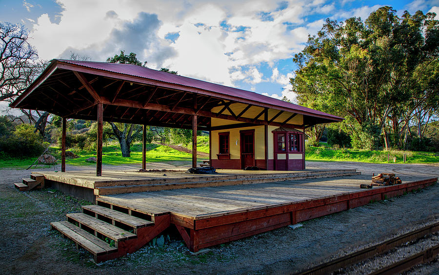 Paramount Ranch Train Deport Photograph by Gene Parks