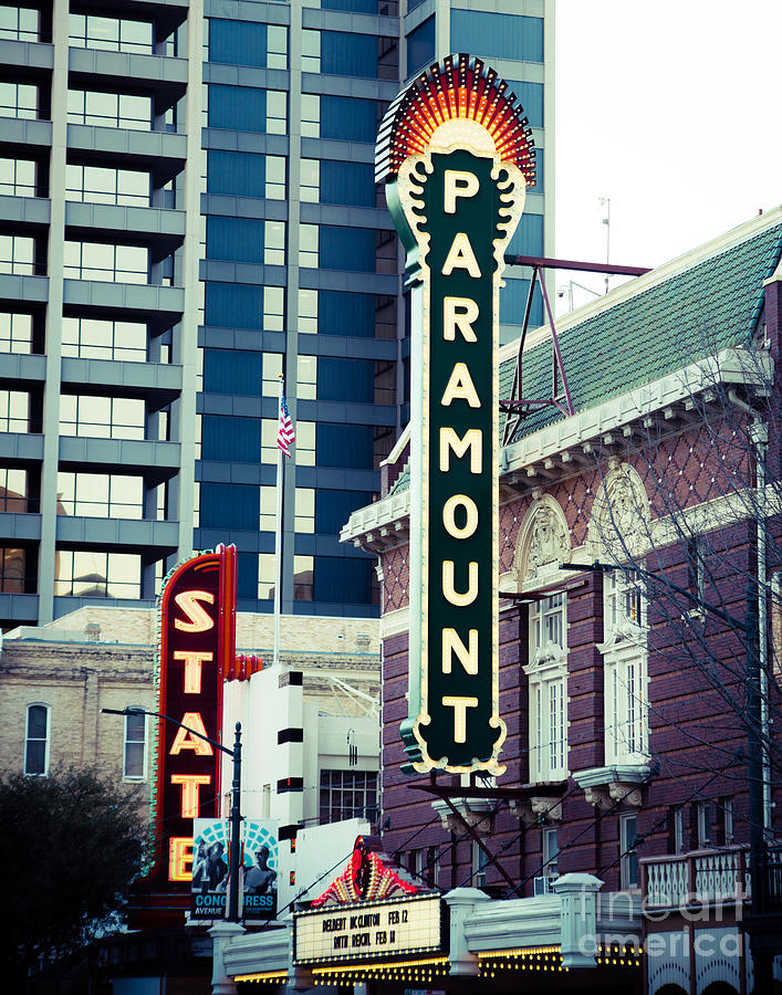 Paramount Theatre Austin Photograph by Sonja Quintero