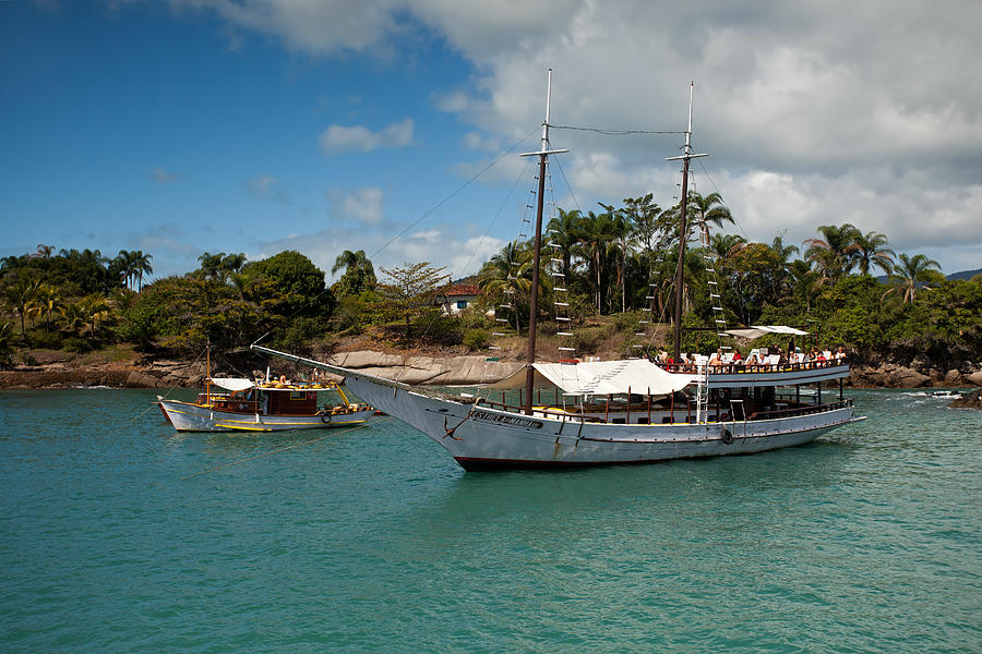 Paraty Bay and Schooners Photograph by Aivar Mikko