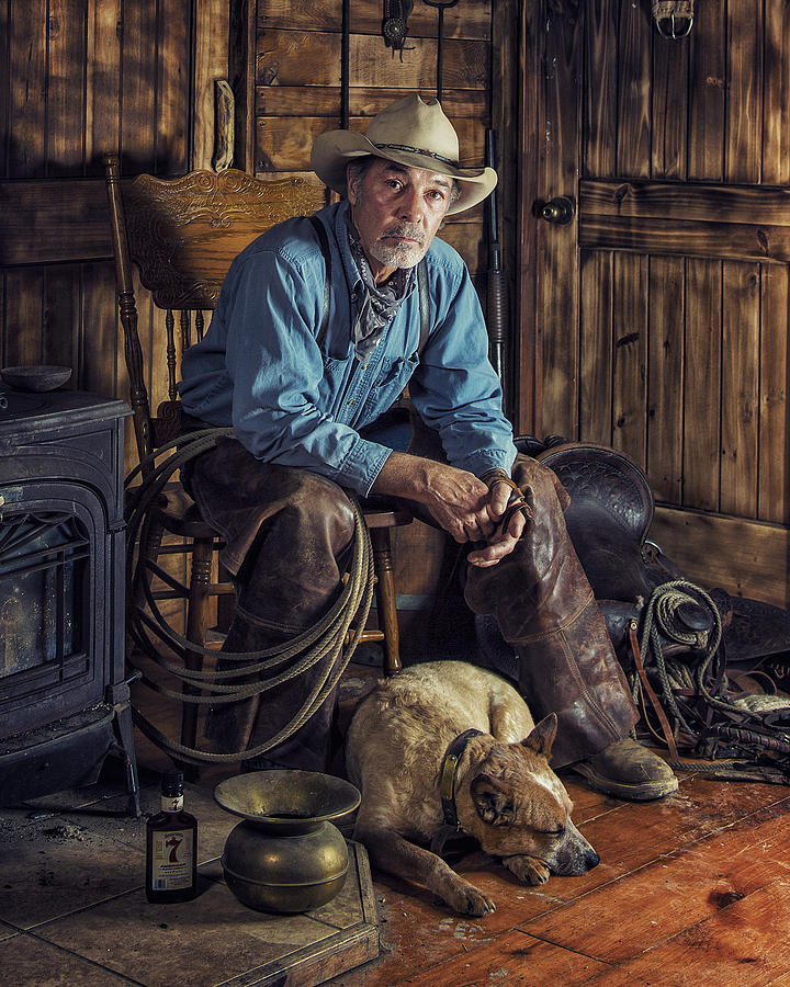 Portrait Photograph - Pardners by Ron McGinnis