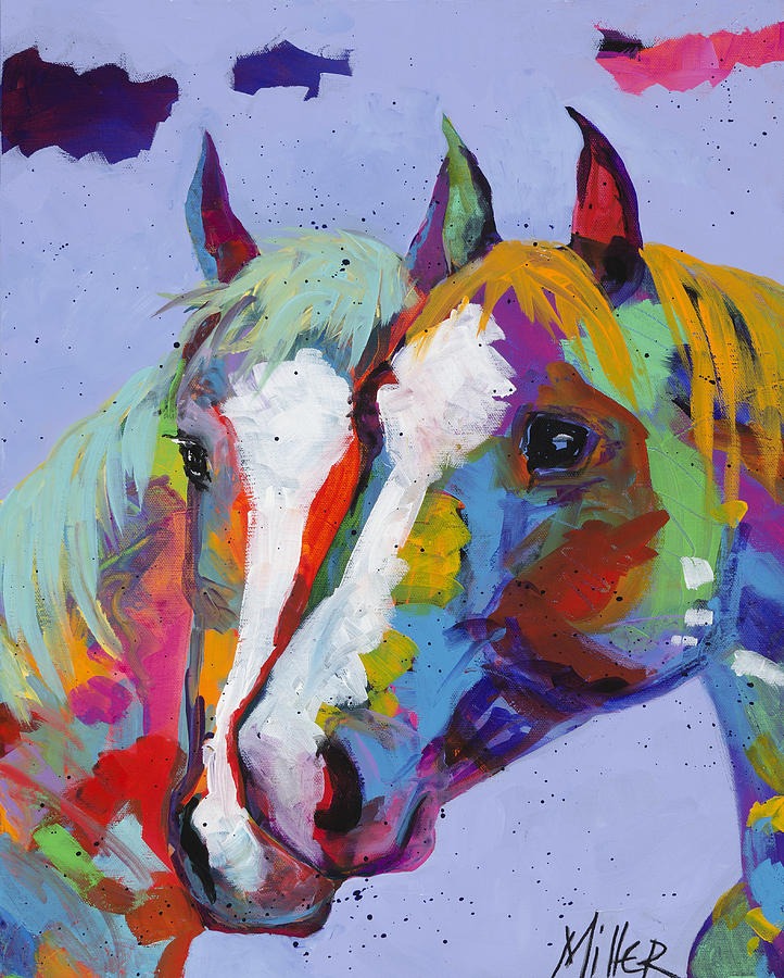 Animal Painting - Pardners by Tracy Miller