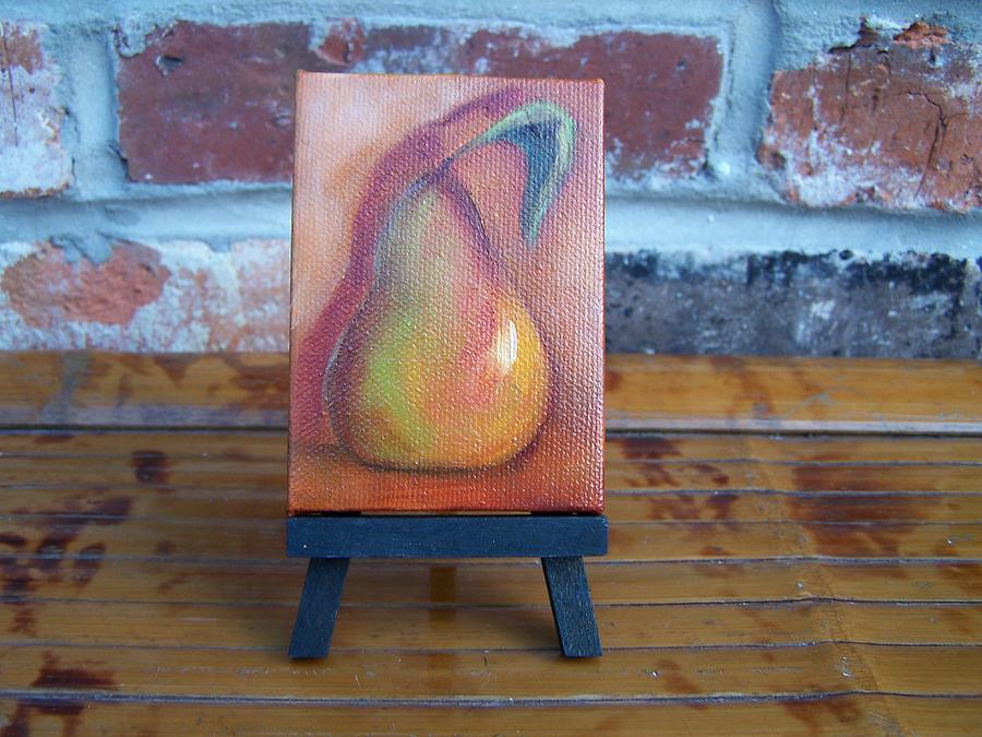 Pare Me Miniature with Easel Painting by Susan Dehlinger