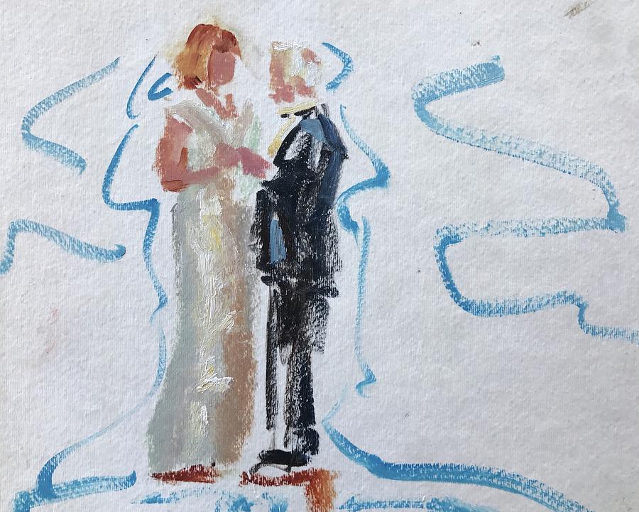 Parents of the Bride Painting by Carol Berning