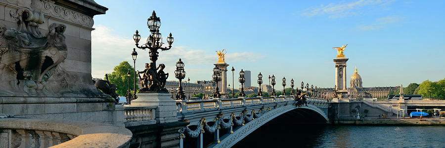 Paris Alexandre III panorama Photograph by Songquan Deng - Fine Art America