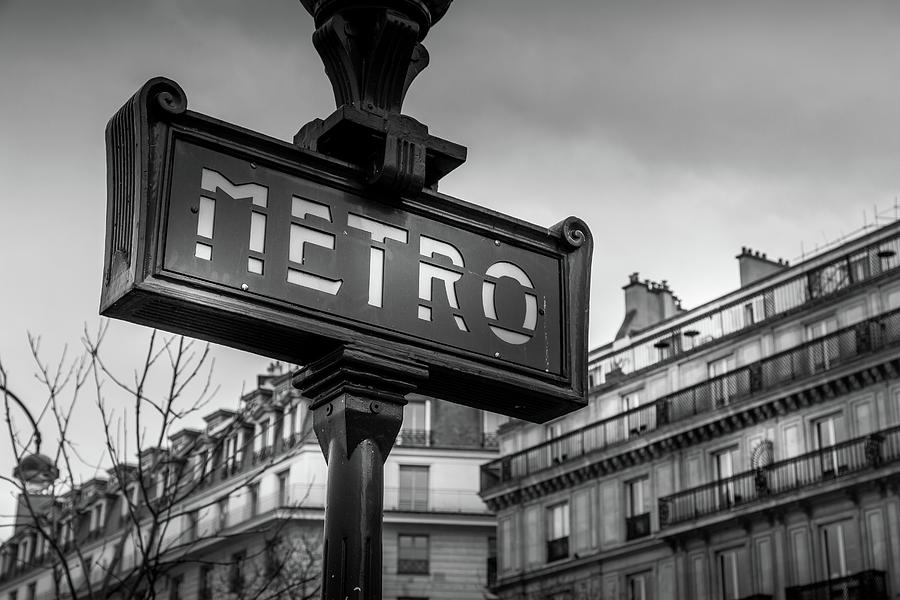 Paris and the Metro Photograph by Georgia Clare