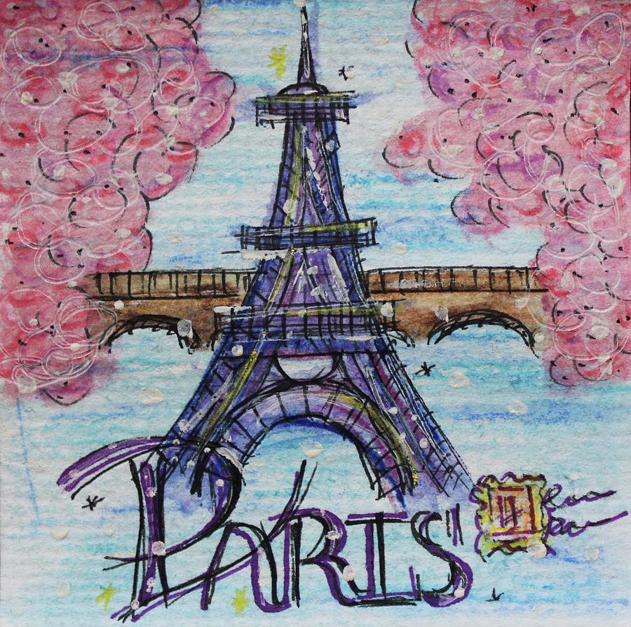 Paris Painting by Art By Naturallic