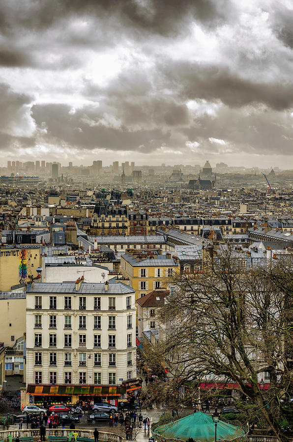 Paris as Seen from the Sacre-Coeur Photograph by Pablo Lopez