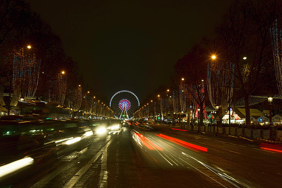 Paris at Christmas Time Photograph by Mark Harrington