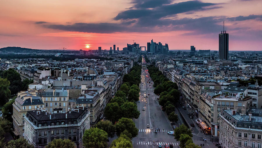 Paris, avenue de la Grande Armee Photograph by Patrice Bilesimo - Fine ...