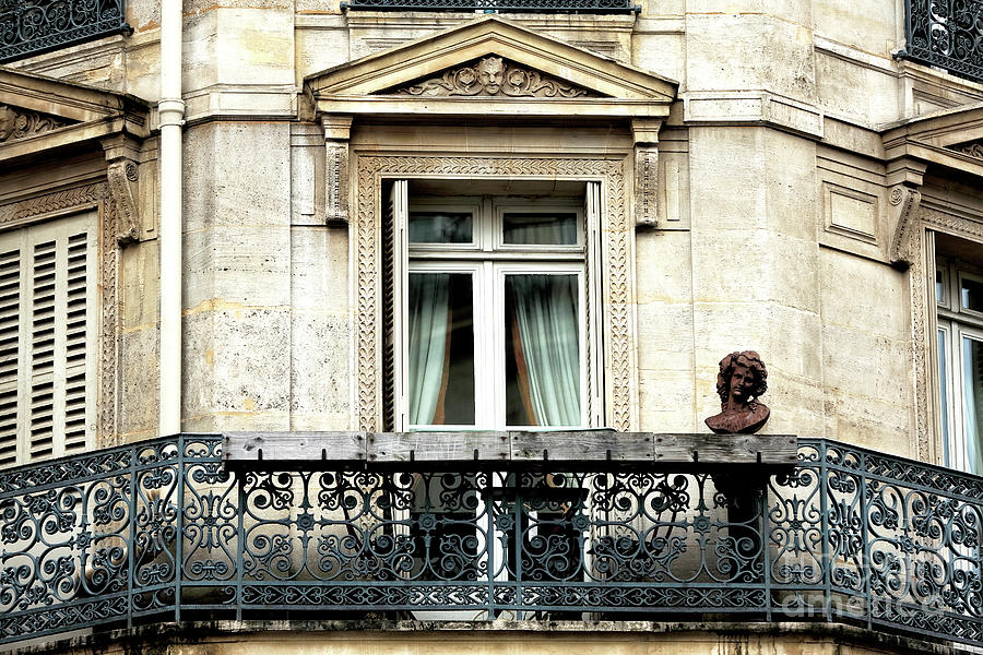 Paris Balcony Style in the Quartier Latin Photograph by John Rizzuto