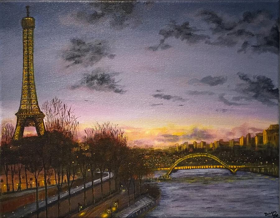Paris Painting by Bhrugen B