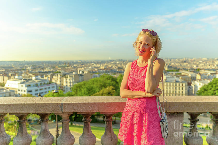 Paris business woman Photograph by Benny Marty