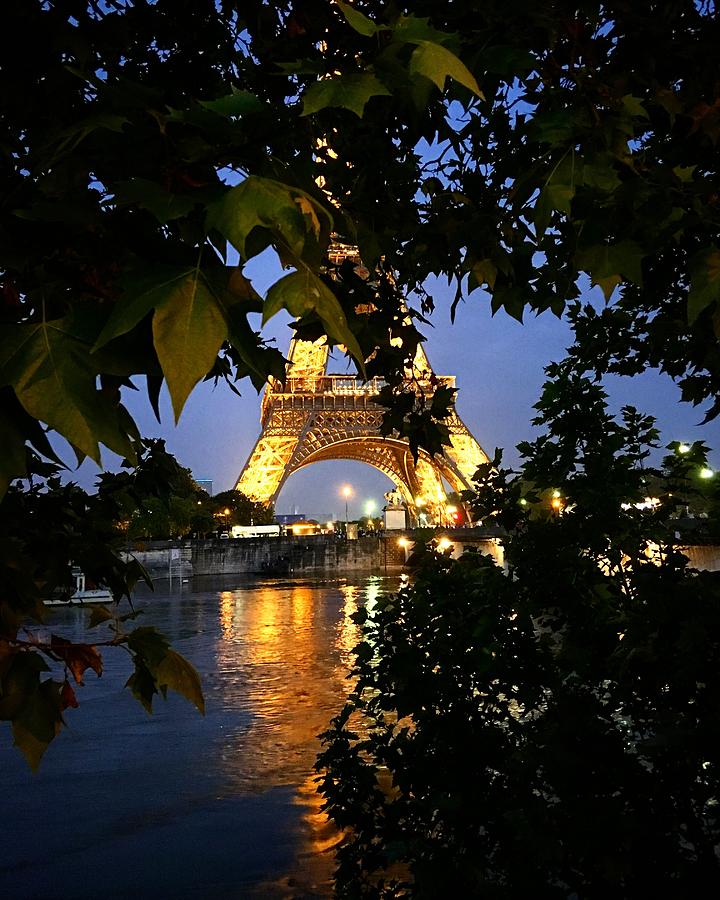 Landscape Photograph - Paris by Night by Nancy Ann Healy
