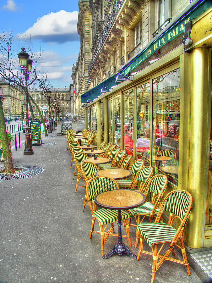 Paris Cafe Photograph by Mark Currier