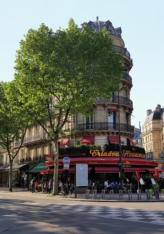Paris Cafe Scene Photograph by Gordon Beck