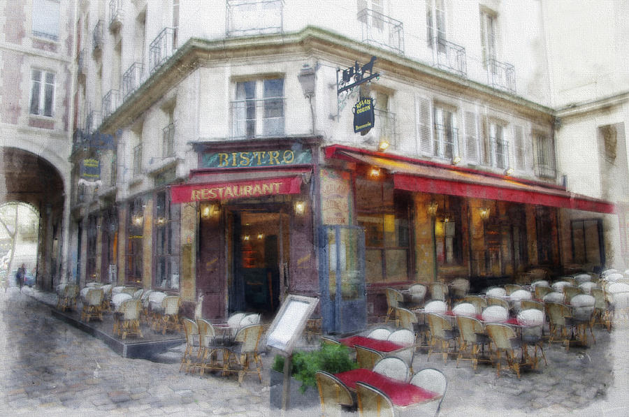 Paris Cafe Photograph by Tom Reynen