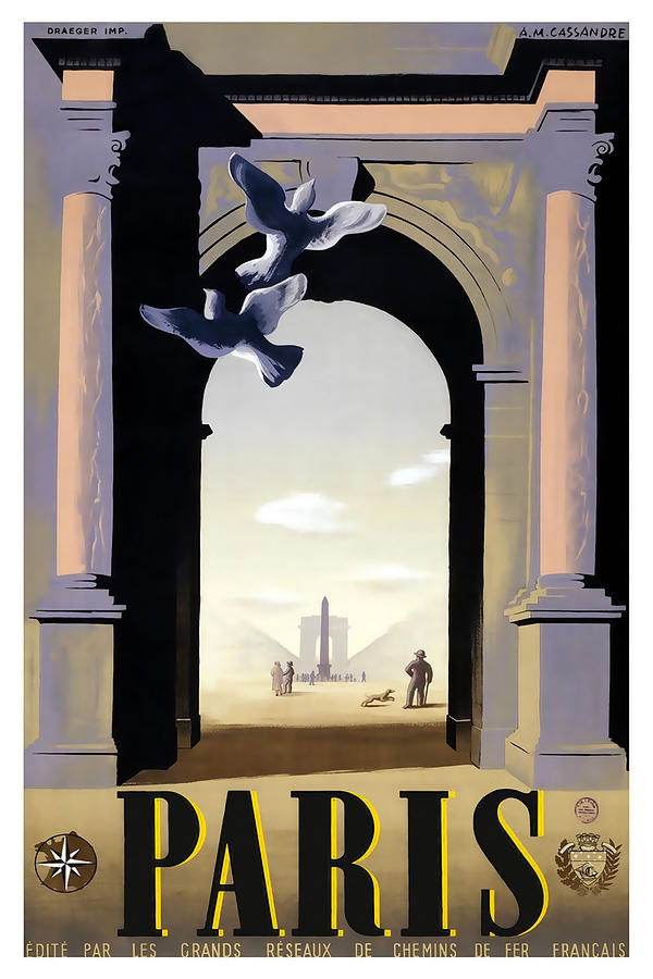 Paris Mixed Media by David Wagner