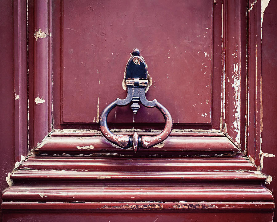 Paris Door Knocker Photograph by Melanie Alexandra Price