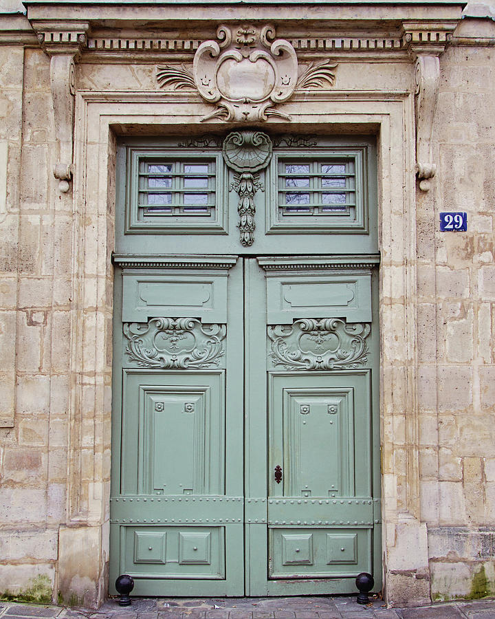 Paris Doors No. 29 - Paris, France Photograph by Melanie Alexandra Price