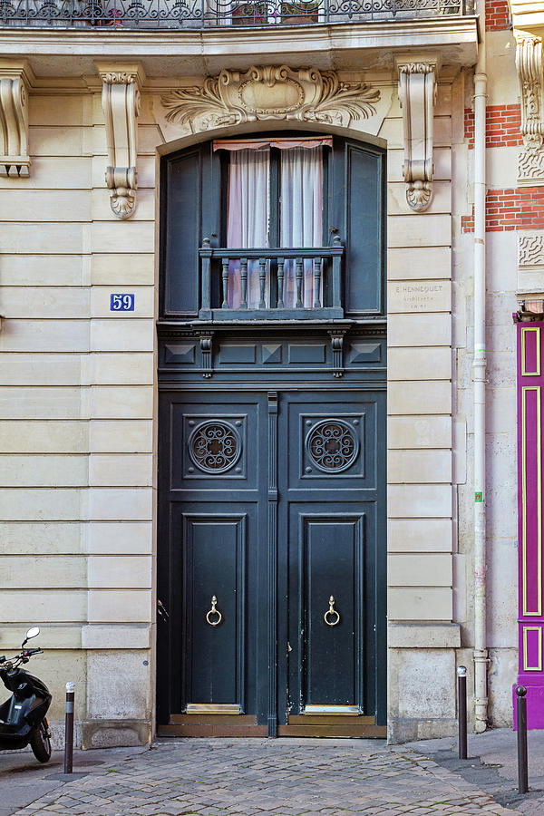 Paris Doors - No. 59 Photograph by Melanie Alexandra Price