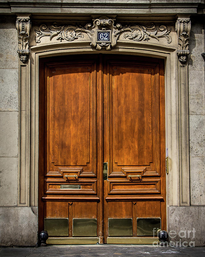 Paris doorway Photograph by Perry Webster