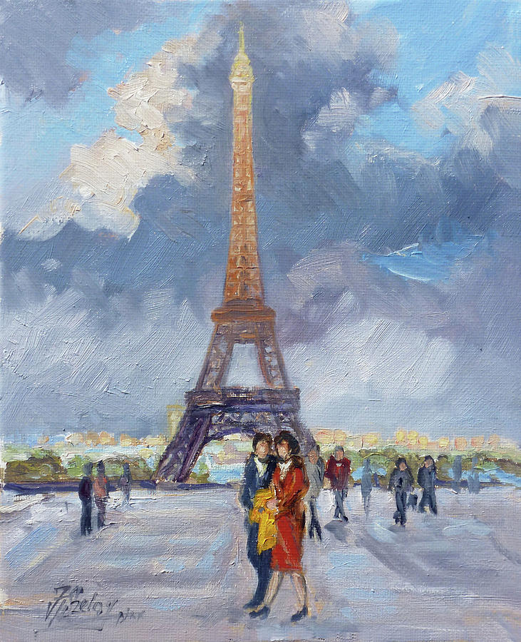 Paris Eiffel Tower Painting by Irek Szelag