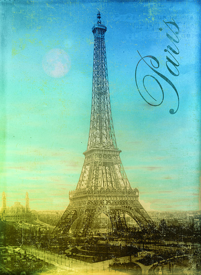 Paris Eiffel Tower Painting by Mindy Sommers