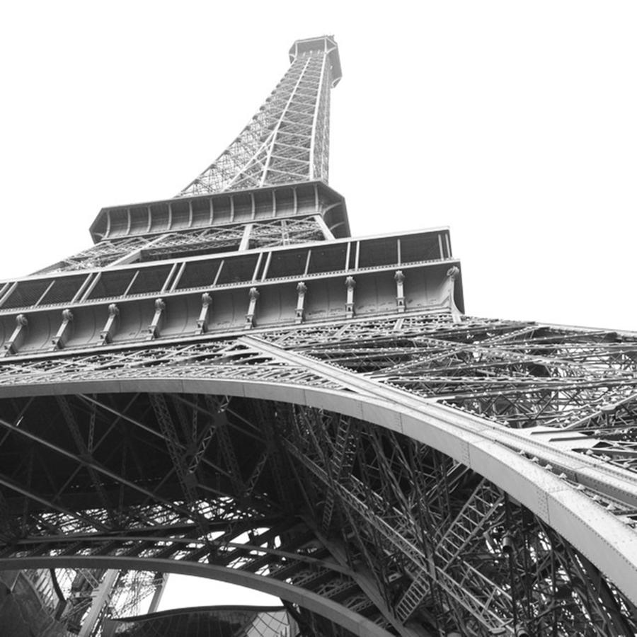 Paris Photograph - #paris #eiffeltour #fuji #travel by Shauna Hill