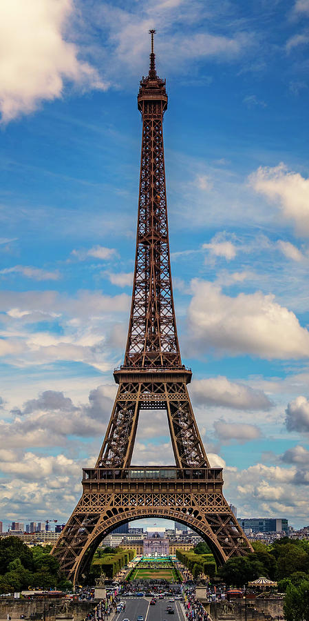 Paris France Eiffel Tower -1x2- 7K_DSC1969_09102017 Photograph by Greg Kluempers