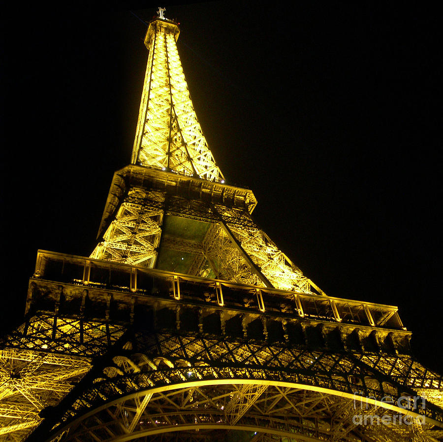 Paris - France - Le Tour Eiffel at night Photograph by Carlos Alkmin