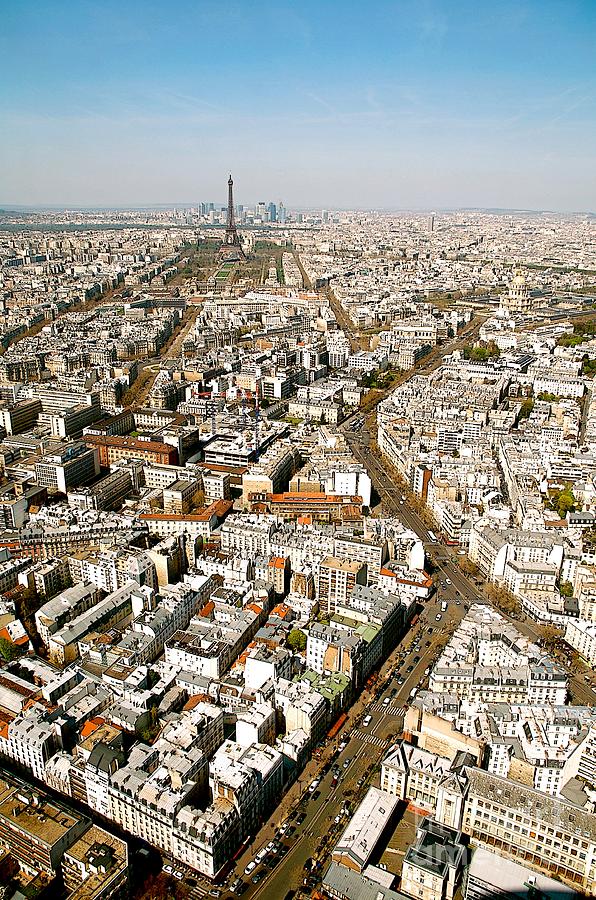 Paris Painting - Paris from Above IV by Louise Fahy
