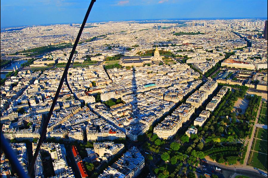 Paris Photograph - Paris from Tour Eiffel by Matteo Ravani