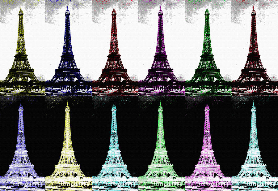 Paris in Many Colors Photograph by Saad Hasnain