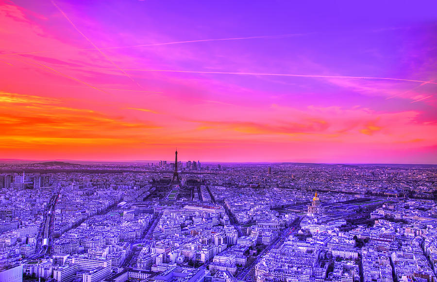 Paris Photograph - Paris in pink by Midori Chan
