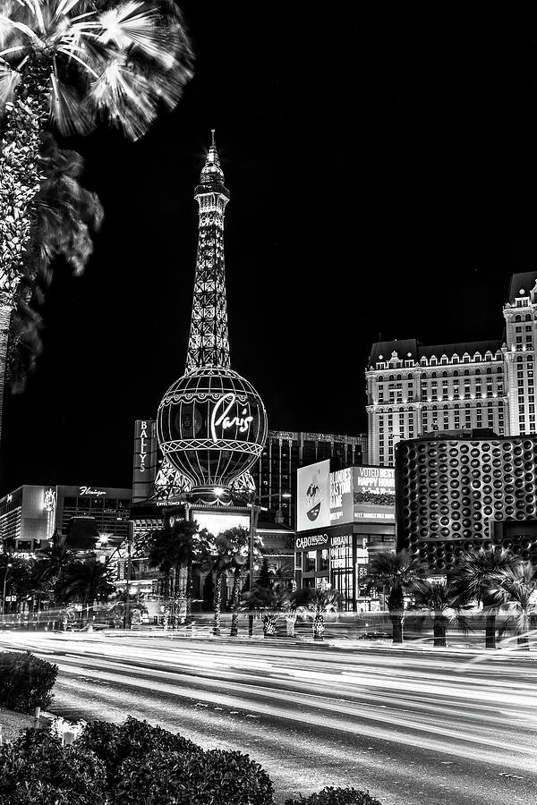 Black And White Photograph - Paris, Las Vegas by Bryan Moore