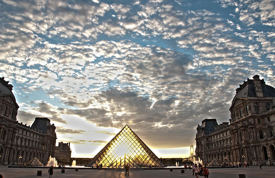 Paris Louvre Museum Photograph - Paris Louvre by Freepassenger By Ozzy CG Paris Louvre Museum Photograph - Paris Louvre by Freepassenger By Ozzy CG