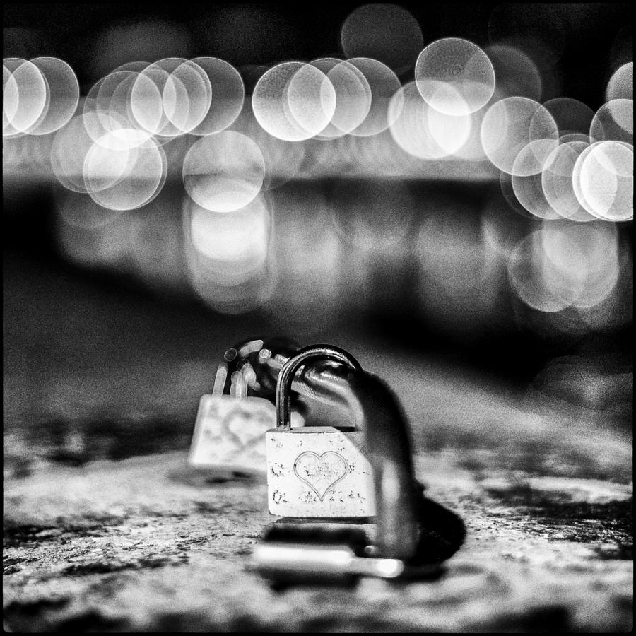Paris Photograph - Paris Love Locks by Lazh Lo