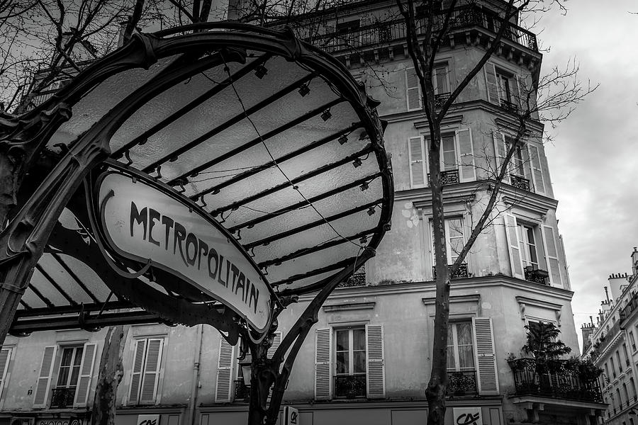 Paris Metro Abbesses Photograph by Georgia Clare