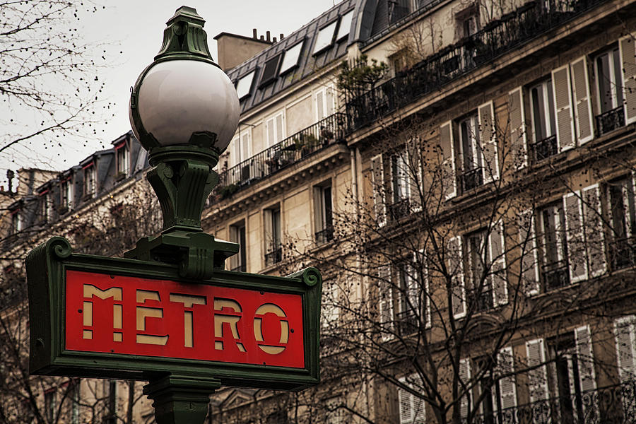 Paris Metro Photograph by Andrew Soundarajan